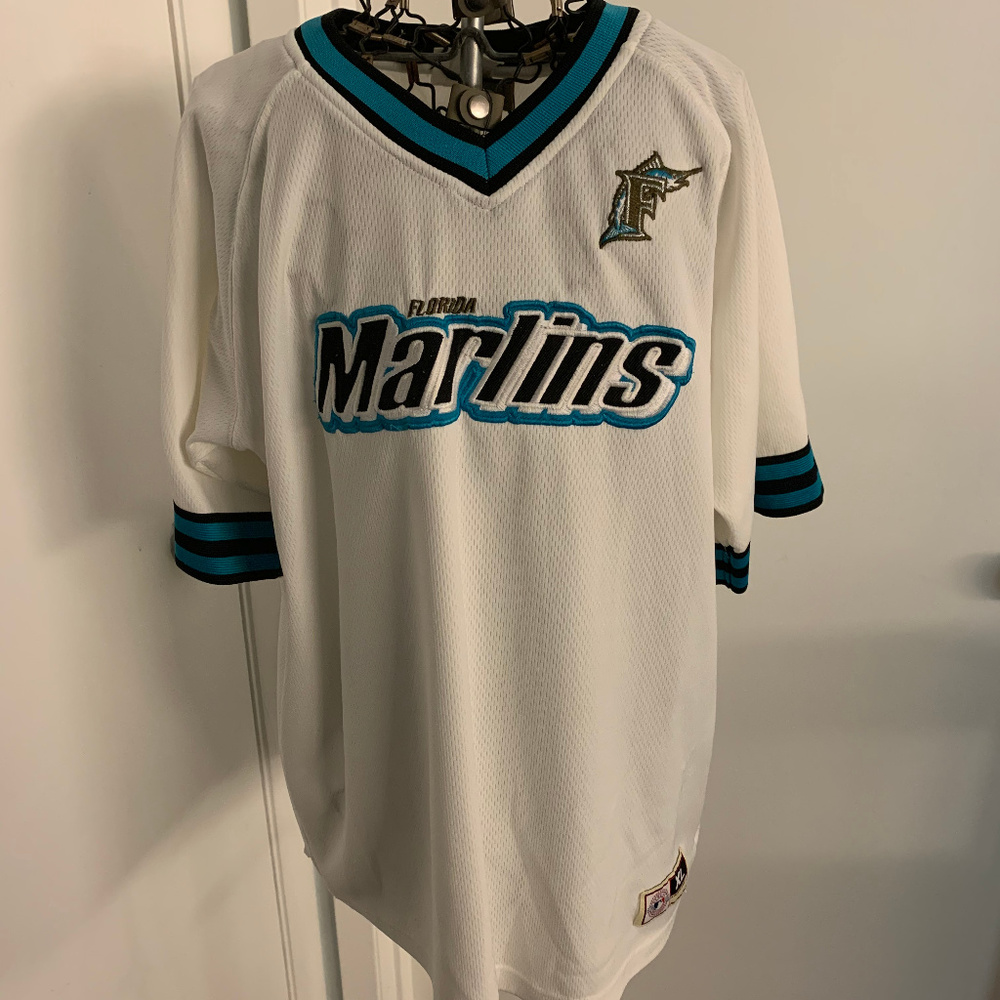 Florida Marlins Youth XL Jersey Stitched